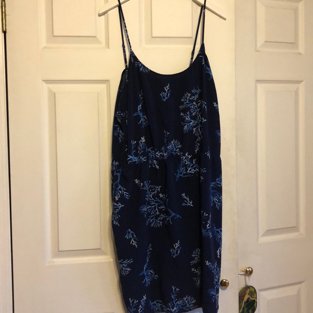 Navy cami dress